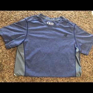 Men’s New Balance NB Dry blue shirt